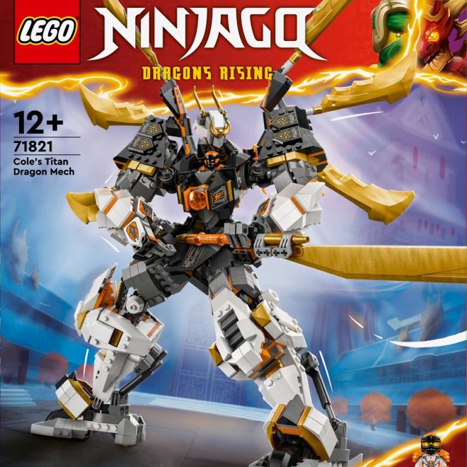 Kostky Ninjago 71821 Coleův titanový dračí stroj