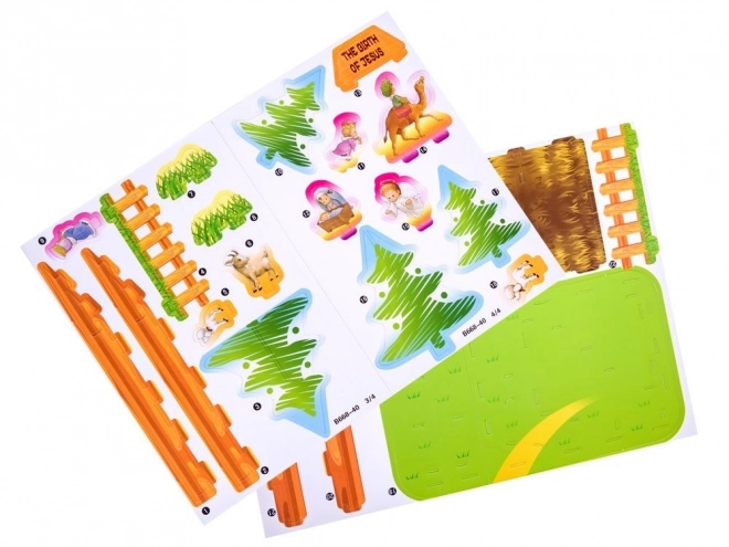 3D puzzle 25 dílků Betlémská stájka