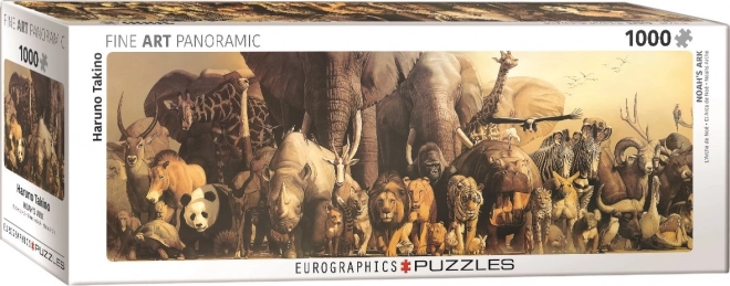 Panoramatické puzzle Noemova archa 1000 dílků