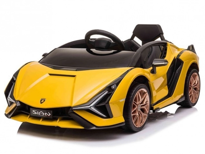 Lamborghini Sian bateriové auto Žlutá