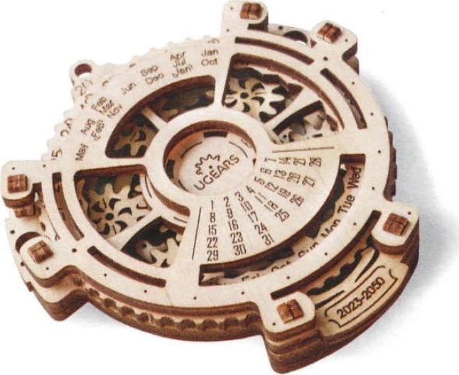 UGEARS 3D puzzle Kalendář 32 dílků