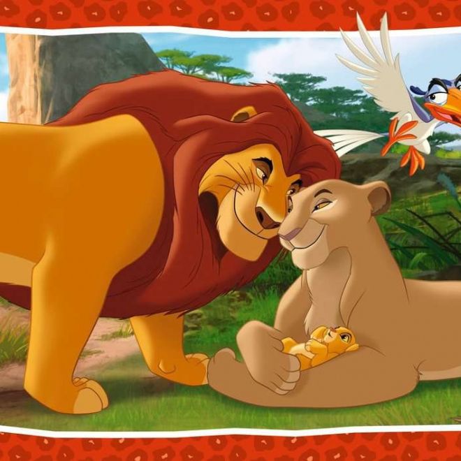 RAVENSBURGER Puzzle Disney: Lví král 2x24 dílků