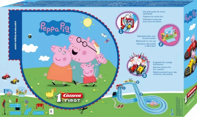 Autodráha Carrera FIRST - 63044 Prasátko Peppa