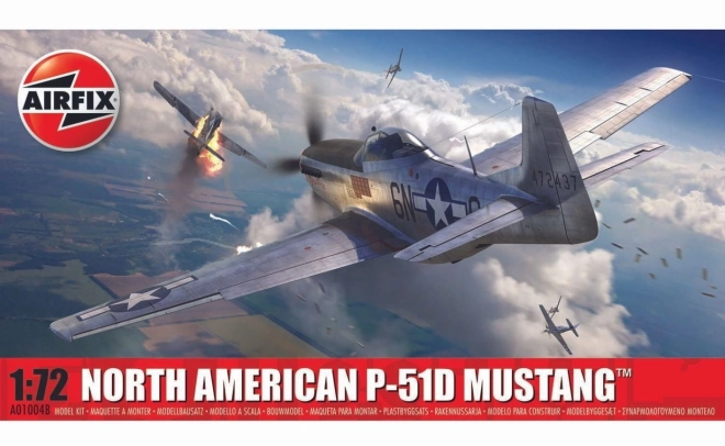 Plastikový model letadla North American P-51D Mustang