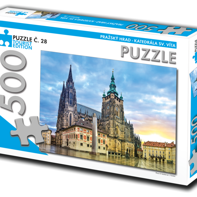 TOURIST EDITION Puzzle Katedrála sv. Víta, Praha 500 dílků (č.28)