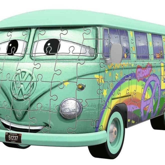 RAVENSBURGER 3D puzzle Autobus Cars: Fillmore 162 dílků