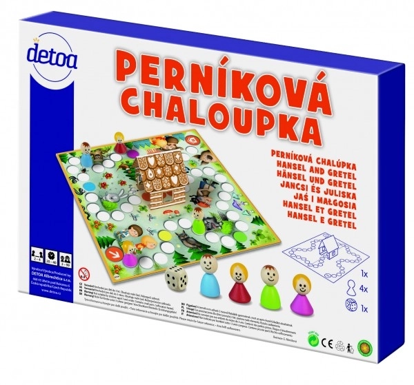 Perníková chaloupka společenská hra v krabici 33,5x23x3,5cm