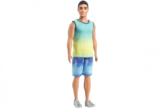 Barbie model Ken s ombre tílkem a kraťasy