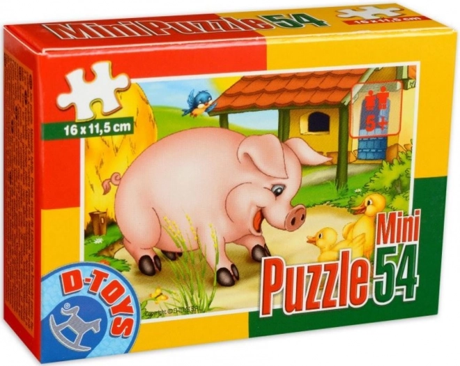 D-TOYS Puzzle Ovečka 54 dílků