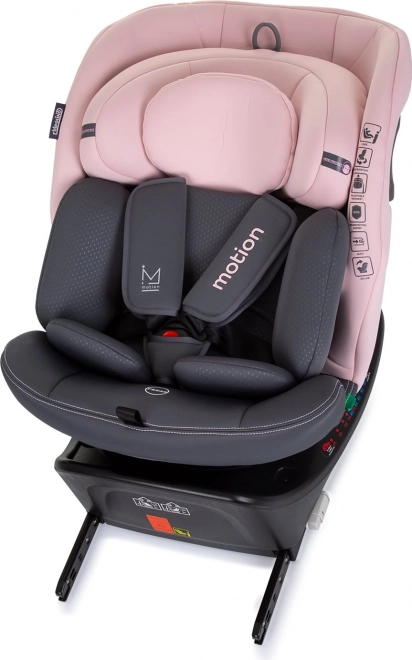 CHIPOLINO Autosedačka Motion i-Size 40-150cm Isofix 360, Flamingo