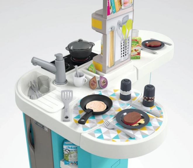 Kuchyňka Studio Tefal XL Bubble modro-žlutá elektronická