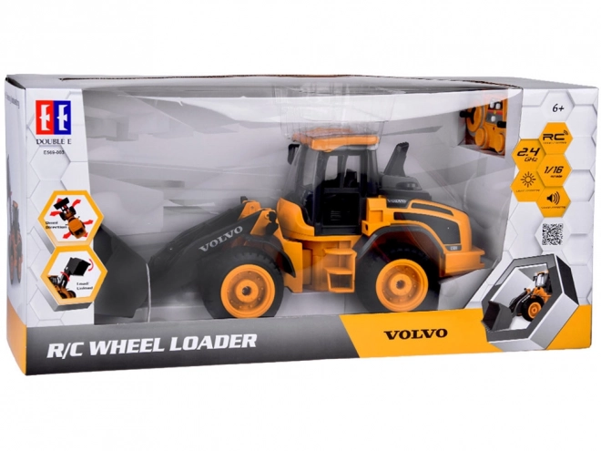 VOLVO buldozer 1:16 na dálkové ovládání Mobilní + světlo + zvuk RC0690