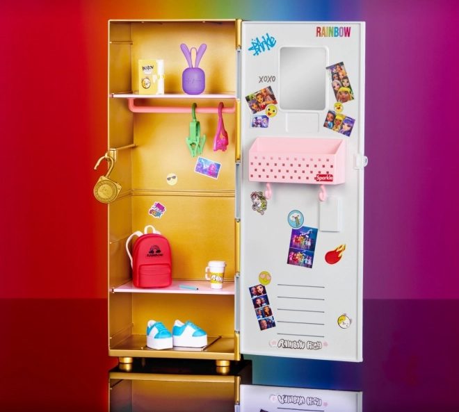 Školní skříňka Rainbow High stylová skříňka