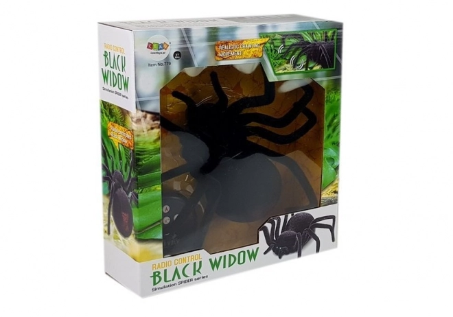 Velký chlupatý pavouk na dálkové ovládání Black Widow