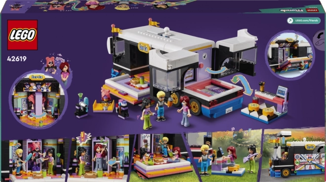 LEGO® Friends 42619 Autobus pro turné popových hvězd