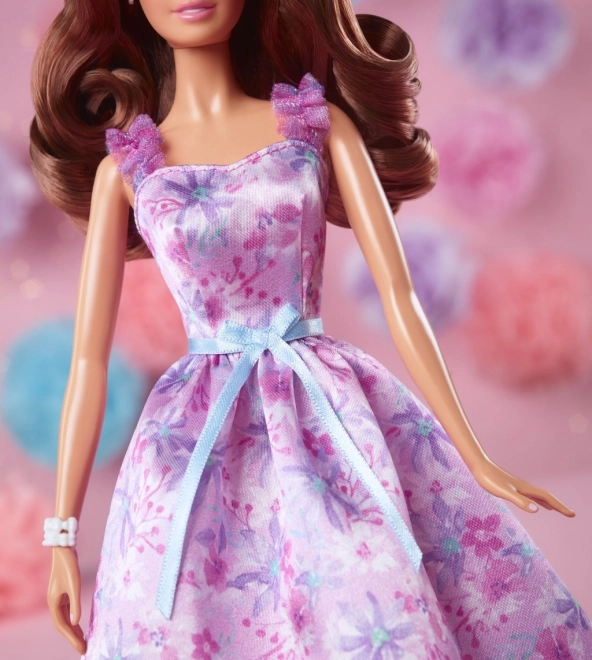 Panenka Barbie s podpisem narozeninových přání