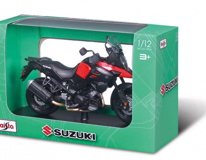 Model motocyklu Suzuki V-Storm se stojanem 1/12