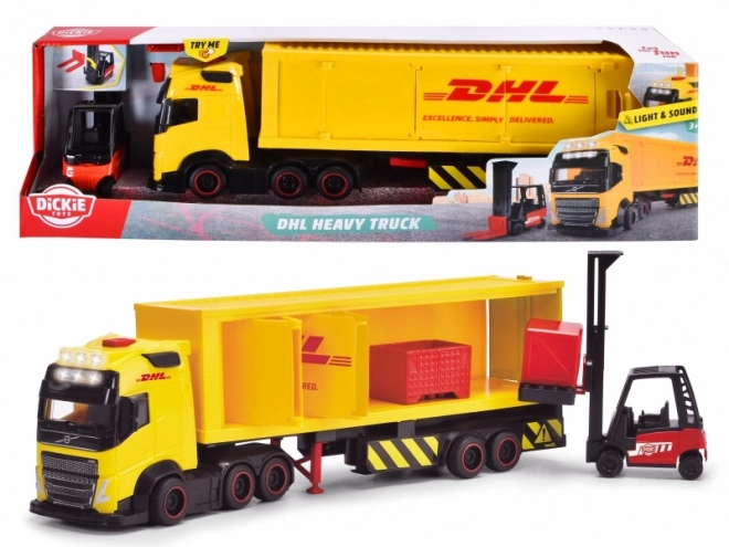 Městské nákladní auto s návěsem DHL 35 cm