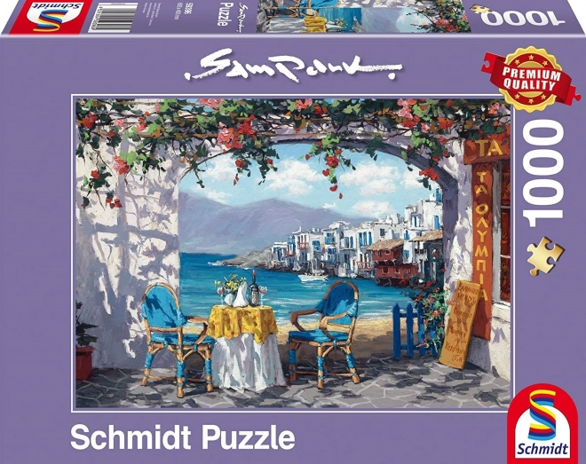 Puzzle Setkání v Mykonos 1000 dílků