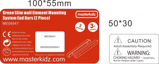 Montážní rám na tabule Masterkidz s bočními hranami