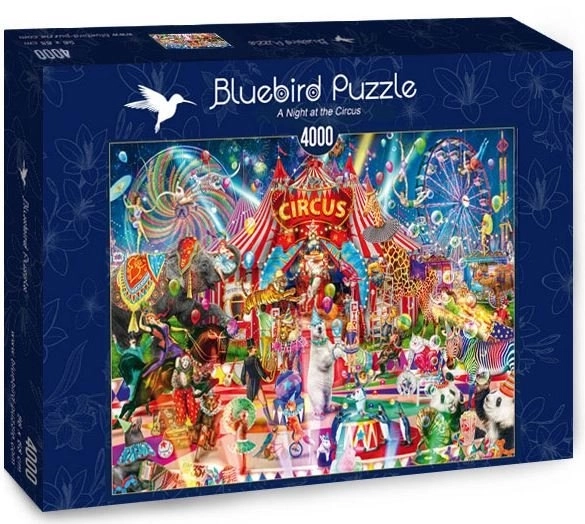 Bluebird puzzle noc v cirkusu