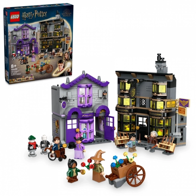 LEGO Harry Potter 76439 Ollivanderův obchod a Obchod madame Malkinové