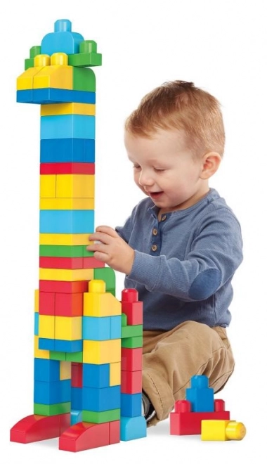 Mega Bloks First Builders Kostky v plastovém pytli 80 ks