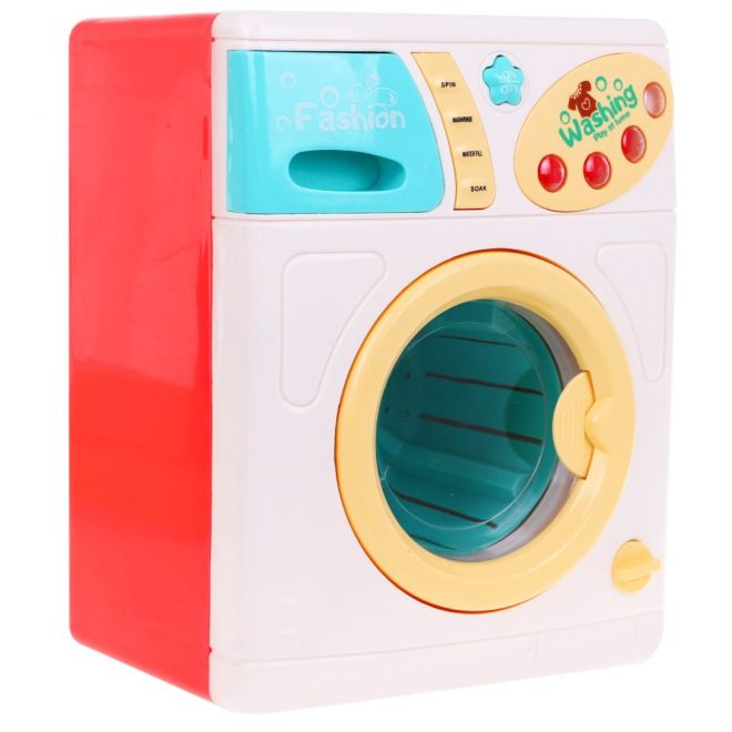 Barevná pračka pro děti 3+ Funkce praní + Zásuvka na vodu + Veselá hudba