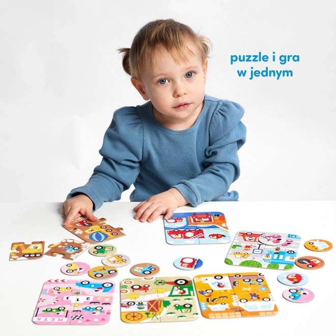 Puzzle Auta Malé a Velké