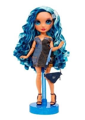 Rainbow High Fantastic Fashion Doll - MODRÁ - Skyler Bradshaw