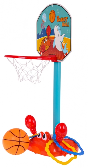 Basketbal arkádová hra prchající krab