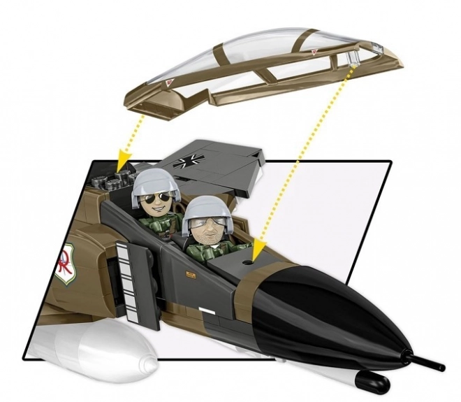 Stavebnice Luftwaffe Phantom II s 676 dílky