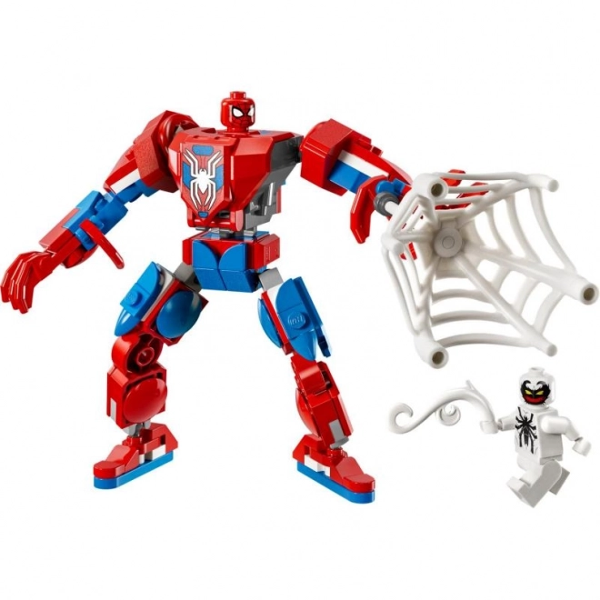 Lego super hrdinové mech spider-mana proti anti-venom