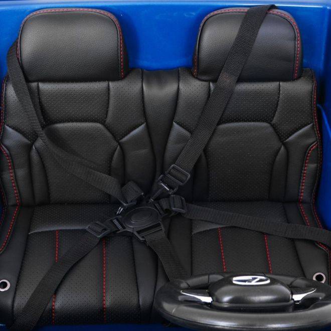Lexus LX570 Malované auto pro 2 děti Modrá + dálkové ovládání + EVA kola + rádio s LED MP3