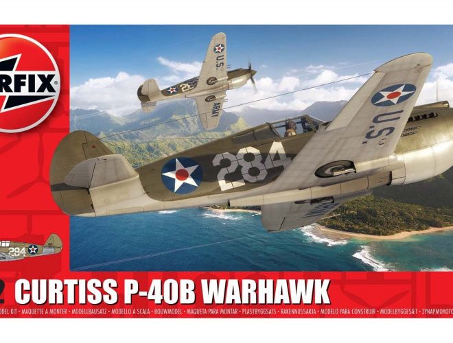 Model k sestavení Curtiss P-40B Warhawk