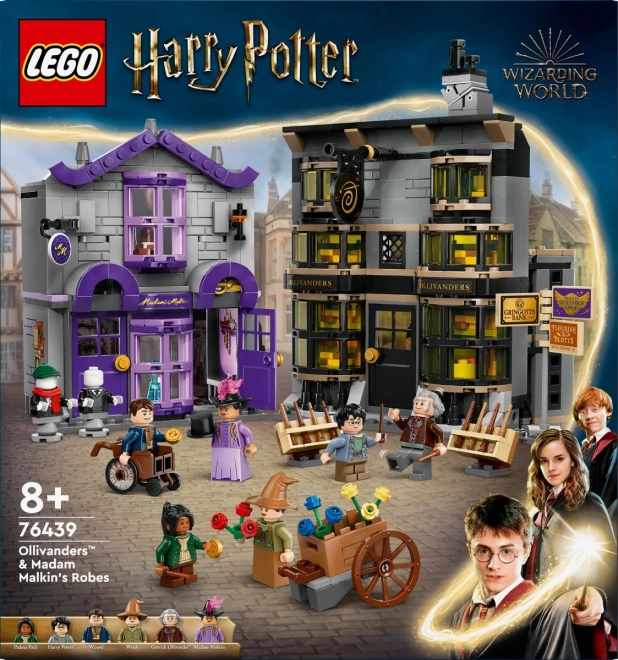 LEGO Harry Potter 76439 Ollivanderův obchod a Obchod madame Malkinové