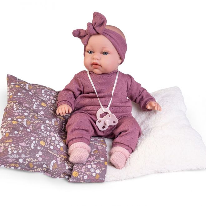 Antonio Juan 70356 TONETA - realistická panenka miminko se zvuky a měkkým látkovým tělem - 34 cm