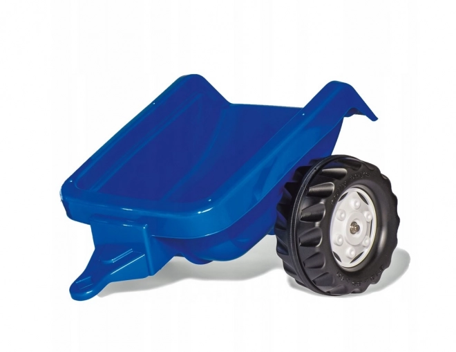 Dětský traktor Rolly Toys s bagrem a přívěsem modrý