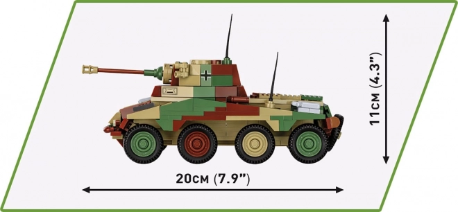 COBI 2287 II WW Sd. Kfz 234/2 Puma, 1:35, 470 k, 1 f