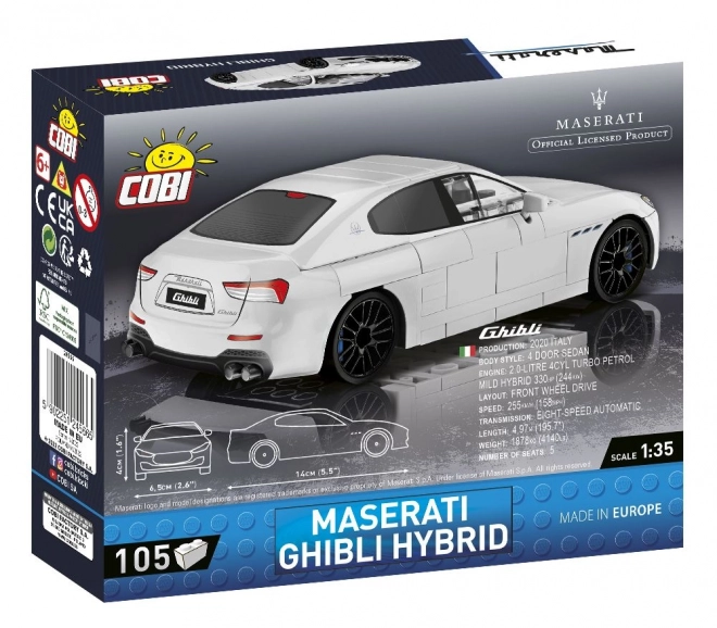 COBI 24566 MASERATI GHIBLI Hybrid, 1:35, 105 k