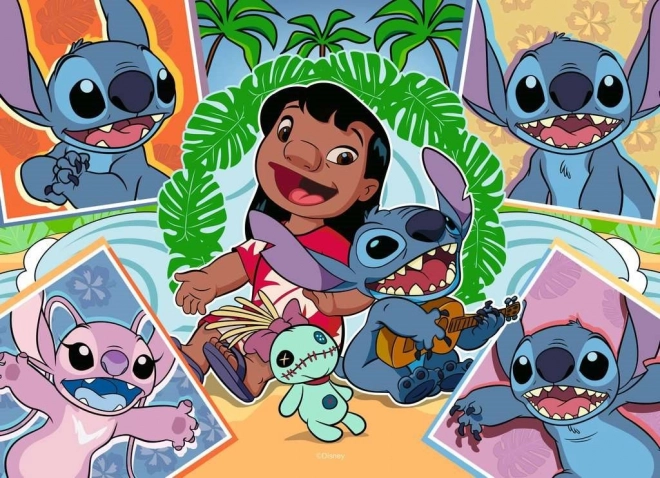 RAVENSBURGER Puzzle Lilo a Stitch 4x100 dílků