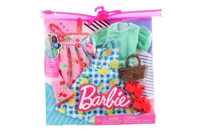 Barbie 2ks oblečky  GWF04