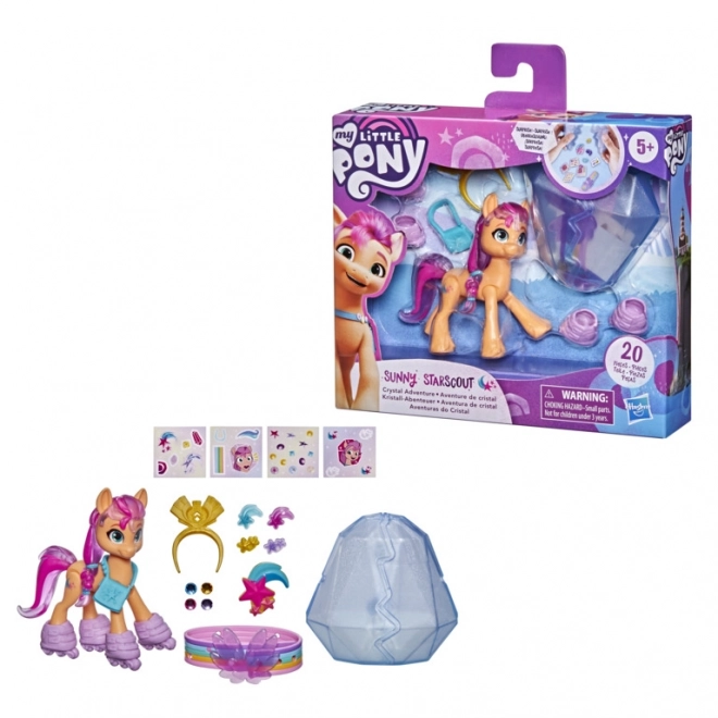 Figurka My Little Pony Crystal Adventure Sunny – Sunny