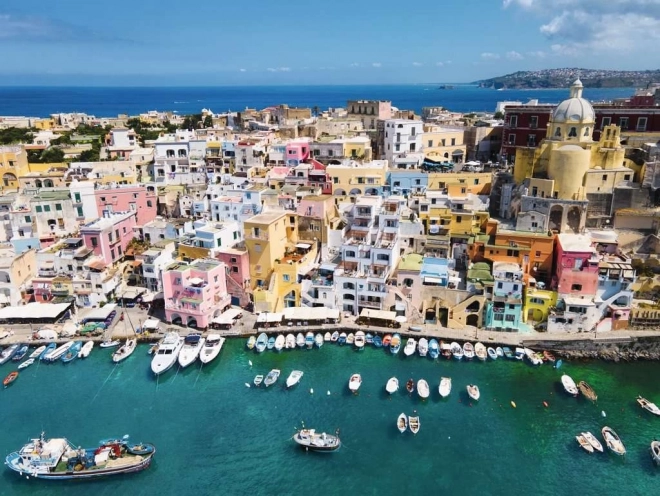 Ravensburger puzzle Ostrov Procida, Itálie 1500 dílků