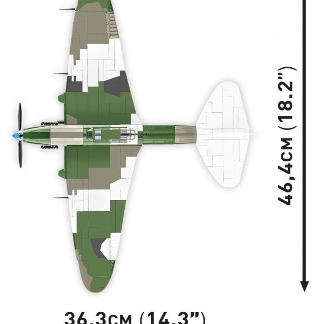 COBI 5745 II WW Iljušin IL-2 (1943), 1:32, 643 k, 2 f