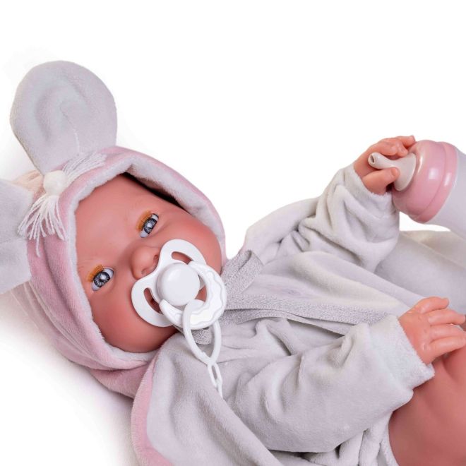 Antonio Juan 50392  MIA - mrkací a čůrající realistická panenka miminko s celovinylovým tělem - 42 cm