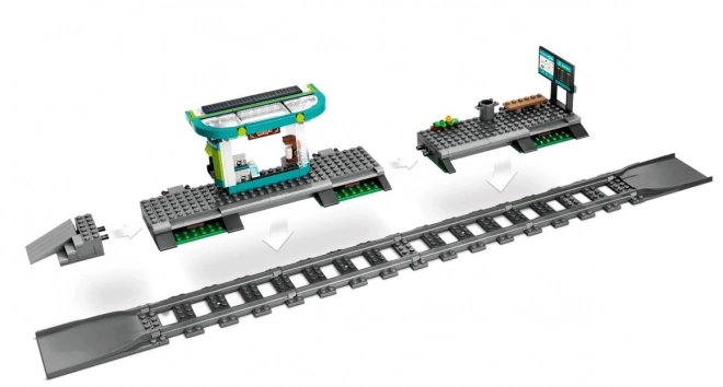 LEGO® City 60423 Tramvaj a zastávka v centru města