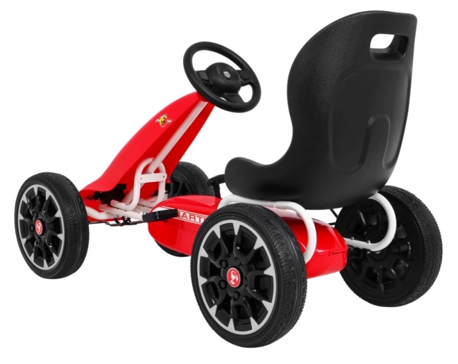 Gokart licencovaný ABARTH červený