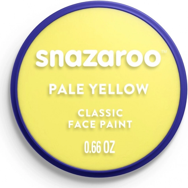 SNAZAROO Barva na obličej Světle žlutá (Pale Yellow) 18ml