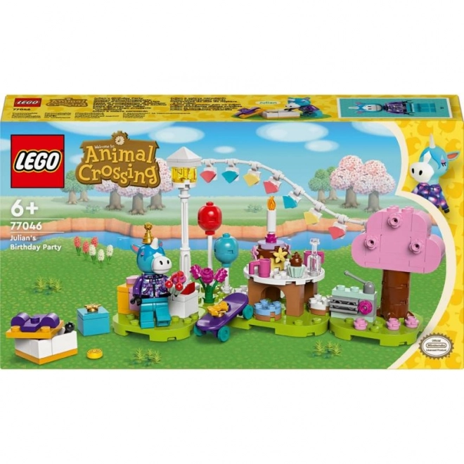 LEGO Animal Crossing 77046 Julian a oslava narozenin